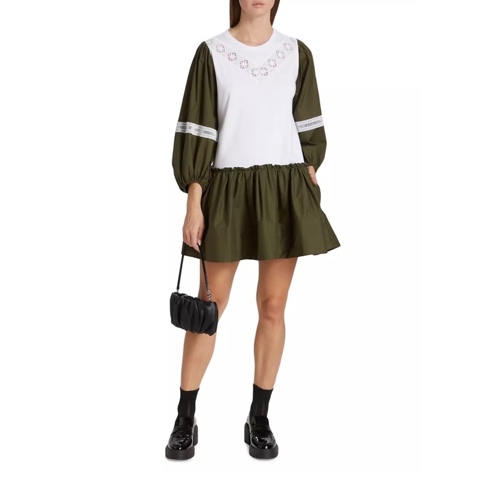 Tanya Taylor Kirstie Colorblock Minidress View 6